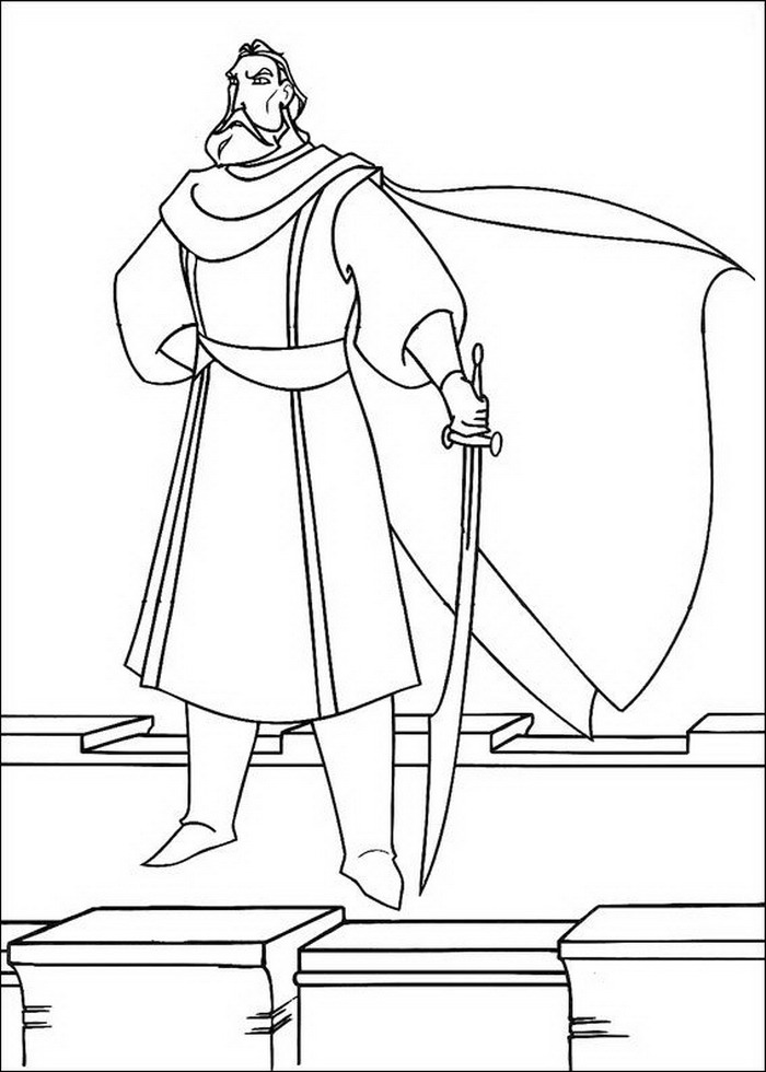Plansa de colorat cu Sinbad 1 1